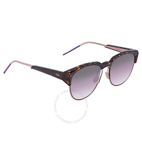 Dior Lilac Browline Ladies Sunglasses DIORSPECTRAL 01K/SO 